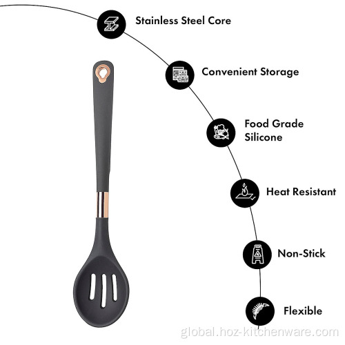 Silicone Spatula Silicone Nonstick Slotted Spoons Manufactory